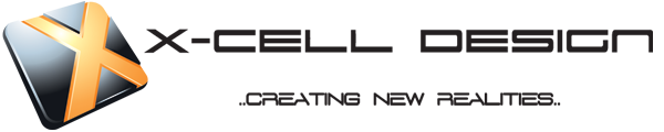 Logótipo indicado de X-Cell Design