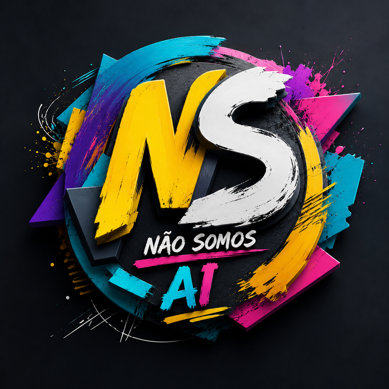 Logótipo indicado de Não Somos AI
