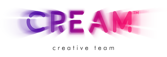 Logótipo indicado de Cream agency