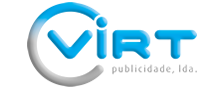 Identidade visual de Virt Publicidade